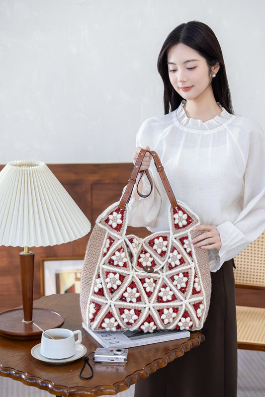 Dyed Flower Crochet Kit