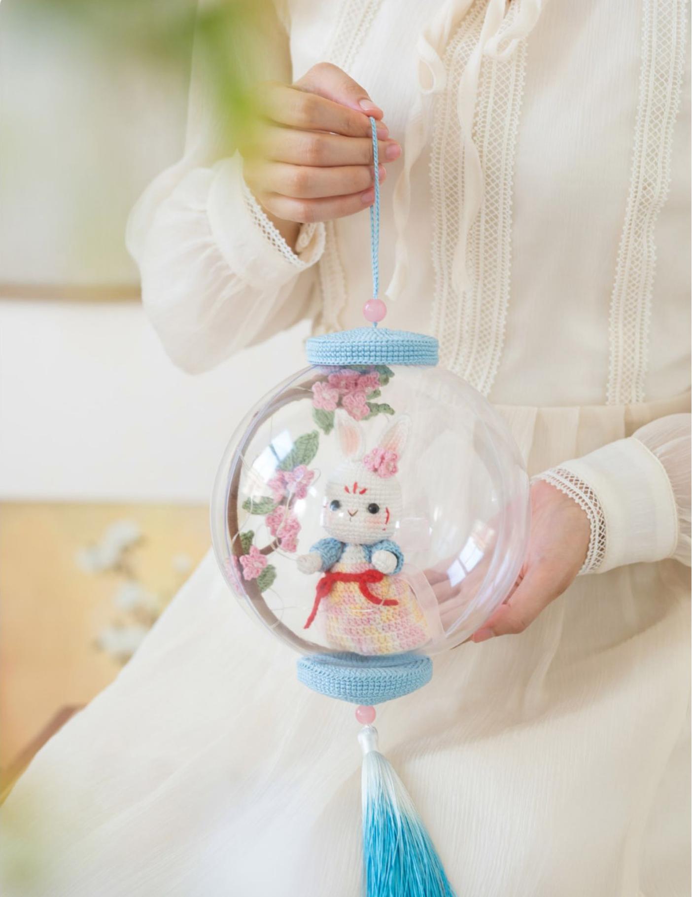 Jade Rabbit Lantern Crochet Pattern
