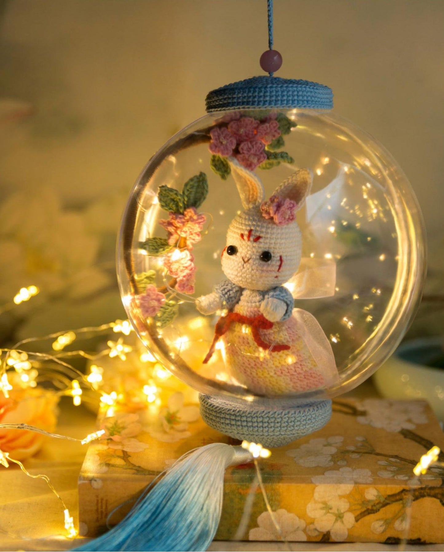 Jade Rabbit Lantern Crochet Pattern