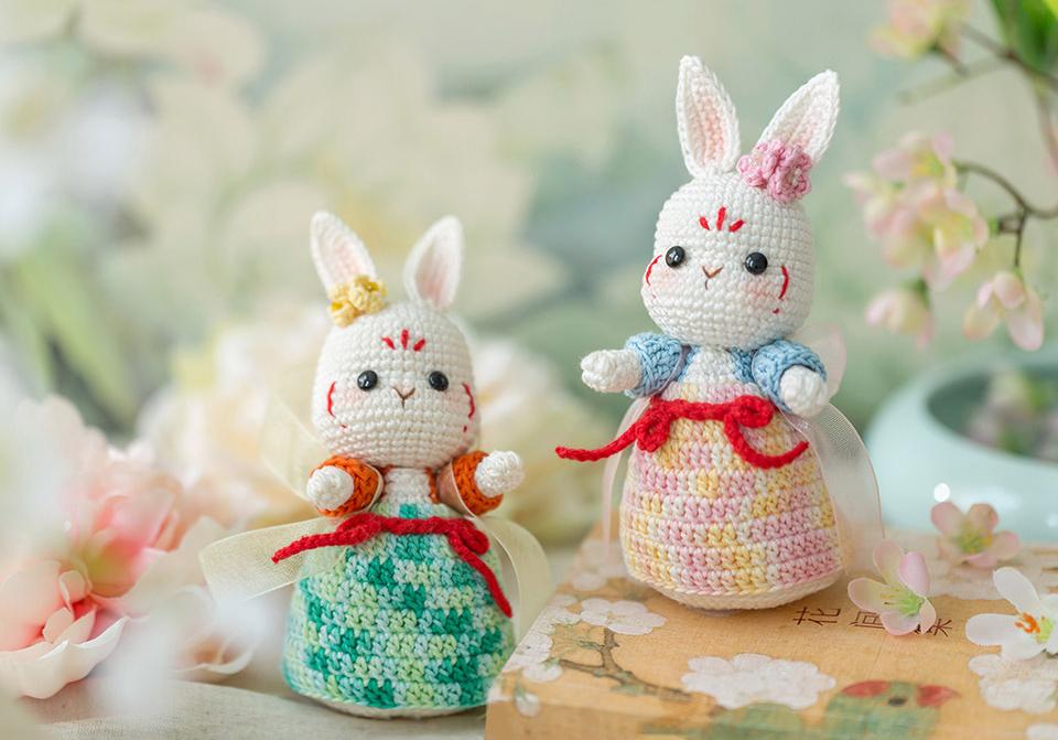 Jade Rabbit Lantern Crochet Pattern