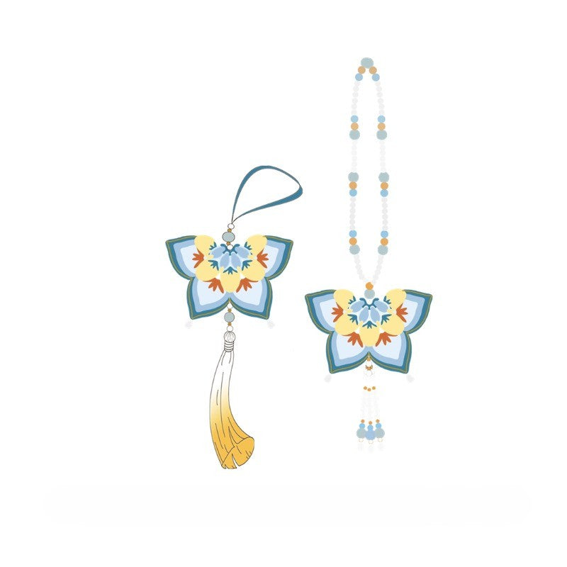 Butterfly Scent Sachet Crochet Yarn Kit | Chinese Aesthetics Series | Susan's Family