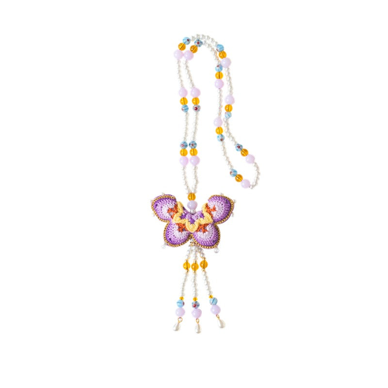 Butterfly Scent Sachet Crochet Yarn Kit | Chinese Aesthetics Series | Susan's Family