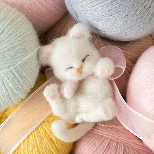 Sleepy Kitten Crochet Pattern