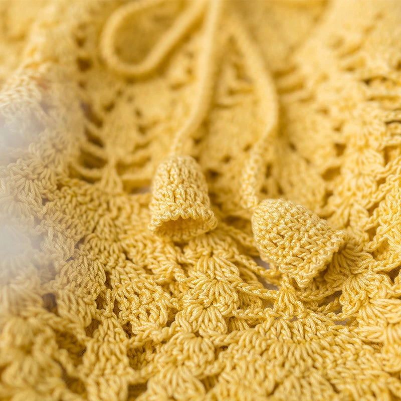 Fallen Leaves Top Crochet Yarn Kit
