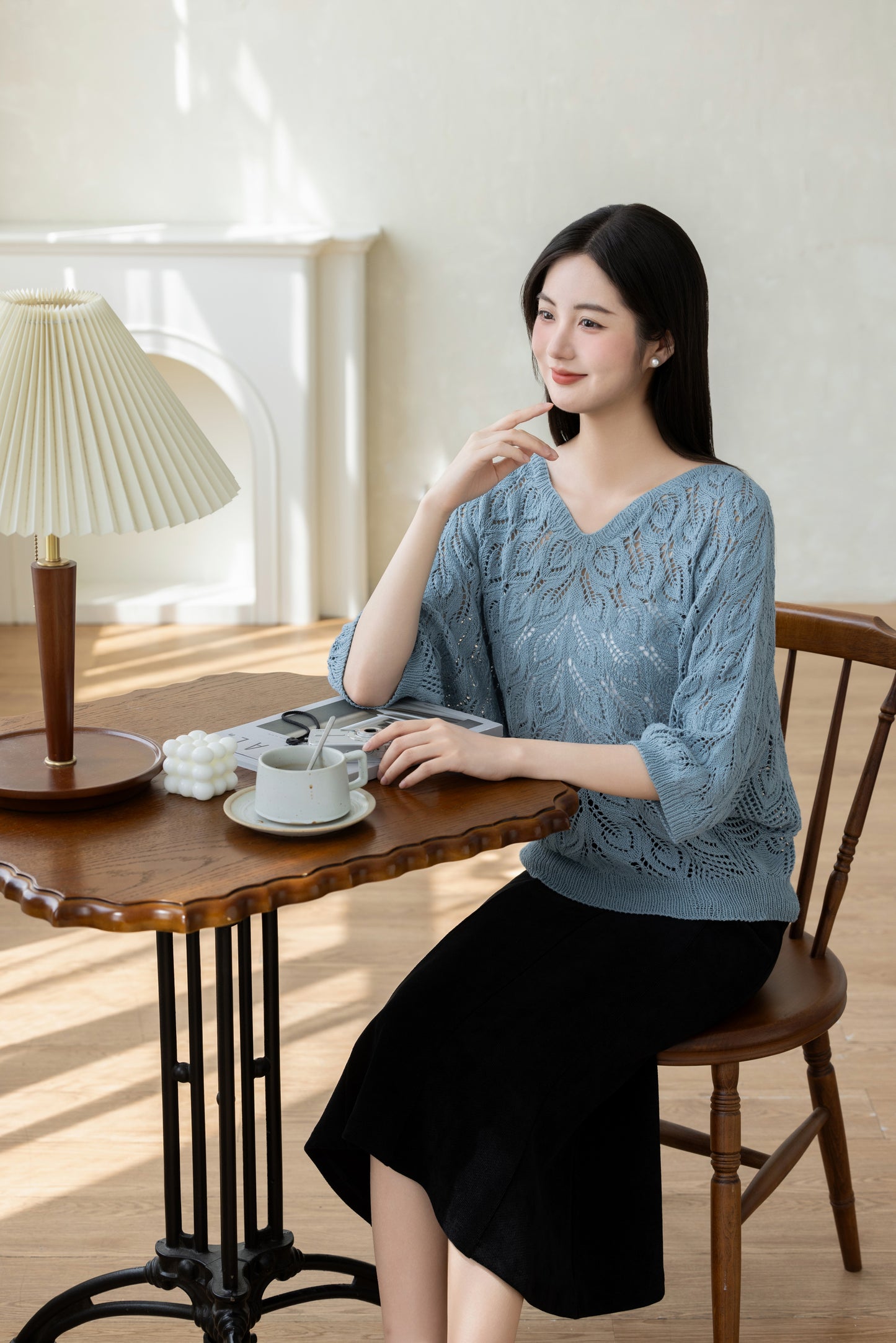 Feather Lace Top Knit Pattern