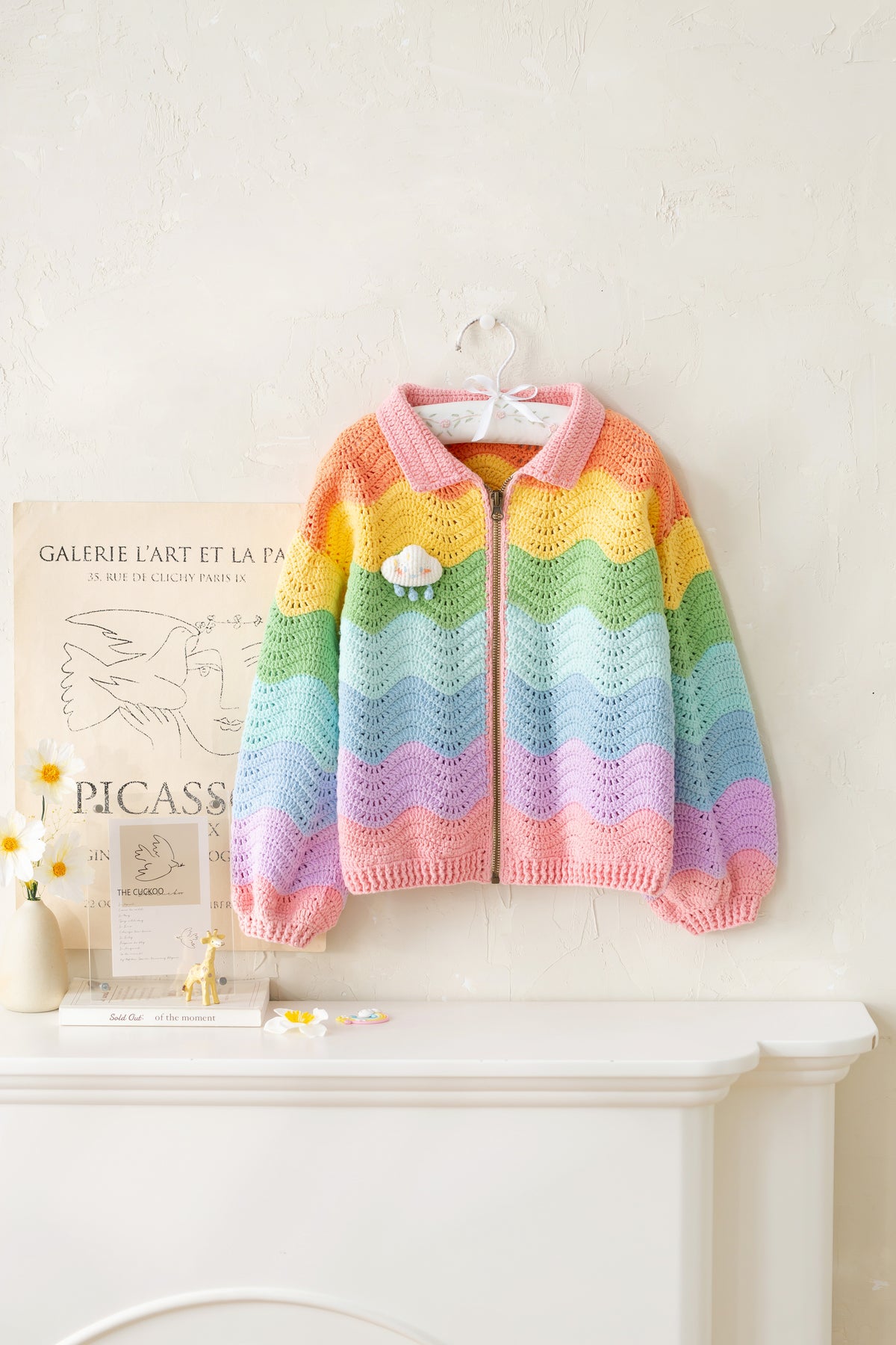 Rainbow Ripple Jacket Crochet Pattern