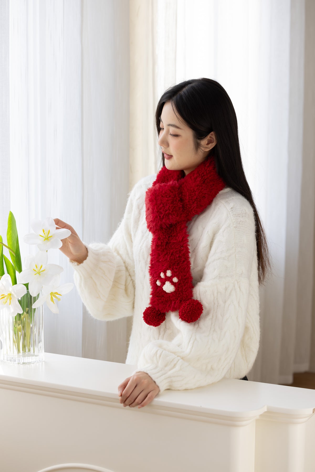 Paw Scarf Crochet Pattern