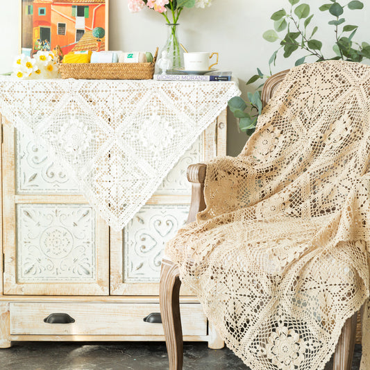 Rose Manor Lace Mat Crochet Yarn Kit | British Aesthetics Series | Susan's Family