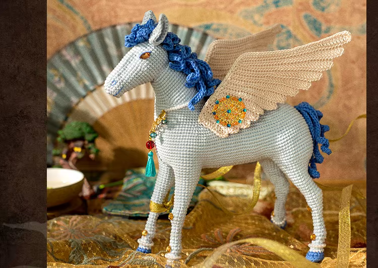 Winged Horse Crochet Pattern