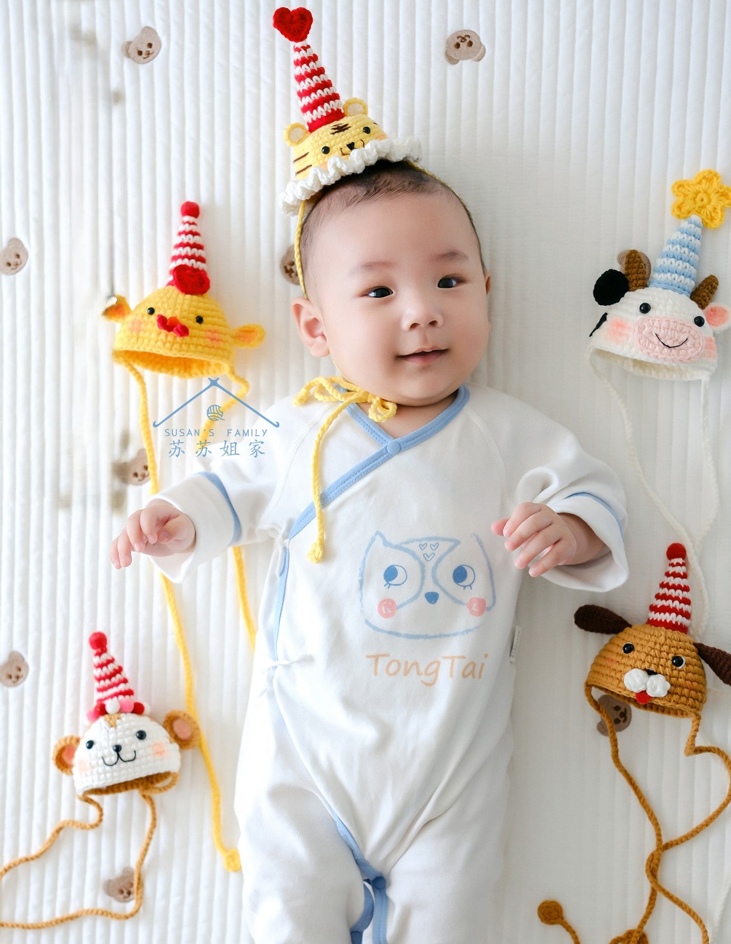 Chinese Zodiac Birthday Hat Crochet Pattern