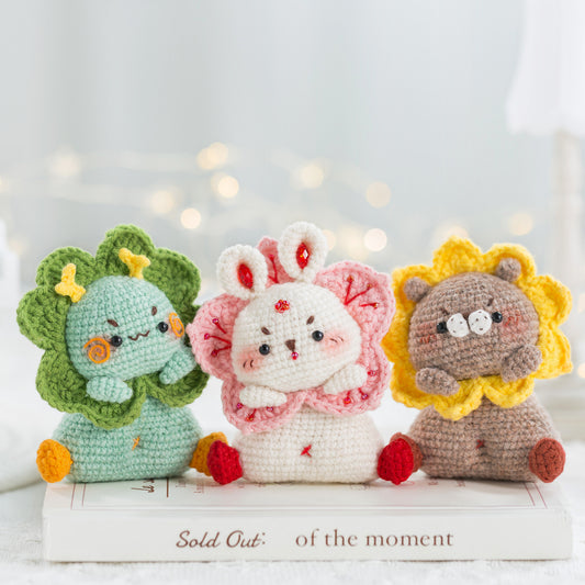 Crooked Little Head Doll Crochet Yarn Kit | Susan's Family