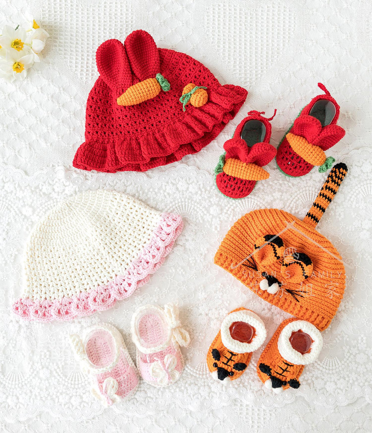 Cutie Kicks & Cap Set Crochet Kit