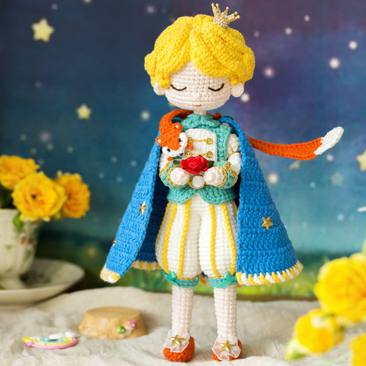 Little Prince Doll Crochet Yarn Kit | Susan's Family