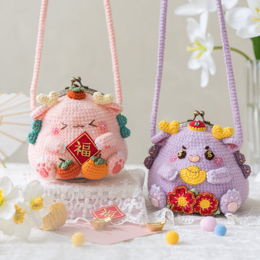 BabyLoong Kiss Lock Bag Crochet Yarn Kit | Susan's Family