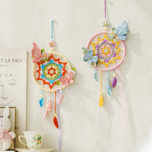 Feather Butterfly Dreamcatcher Crochet Yarn Kit | Susan's Family