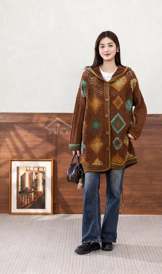Prism Coat Crochet Kit