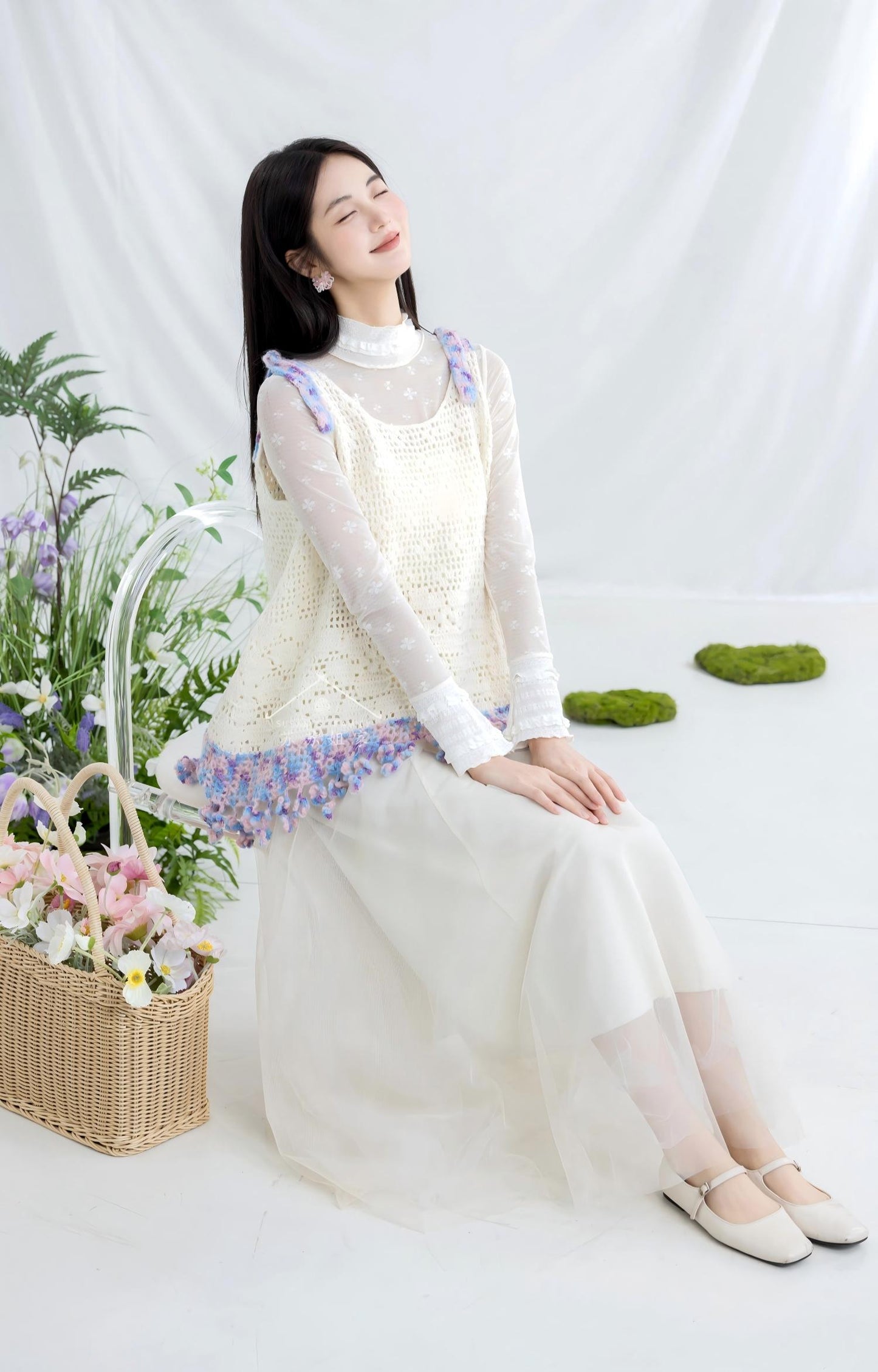 Wildflower Strap Top Crochet Pattern