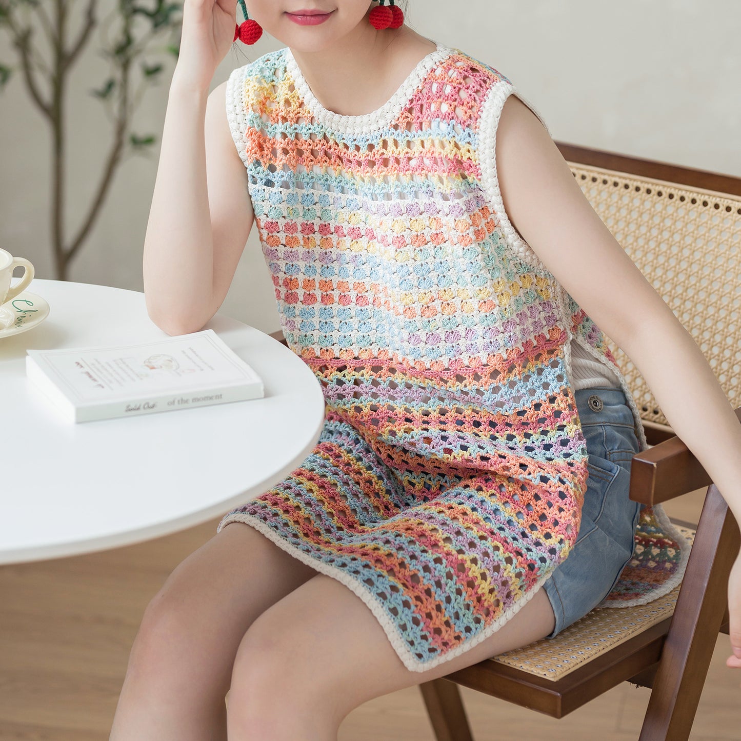 YuYou Hollow Pullover Crochet Yarn Kit | Susan's Family