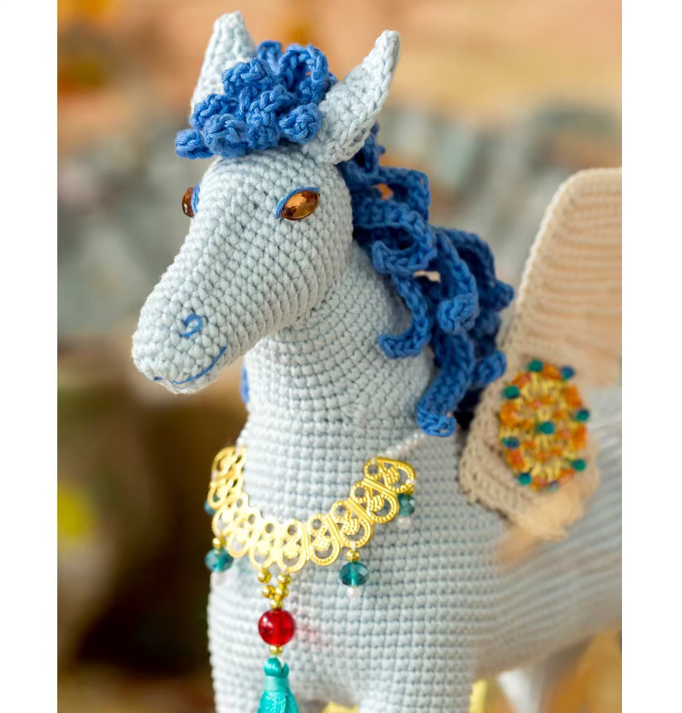 Winged Horse Crochet Pattern