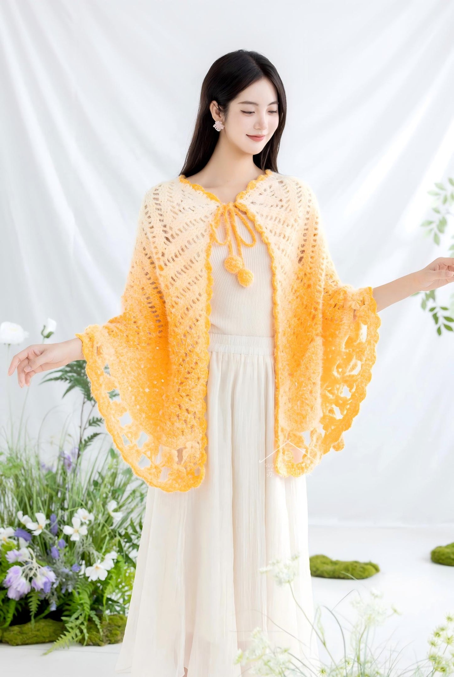 Butterfly Shawl Crochet Pattern