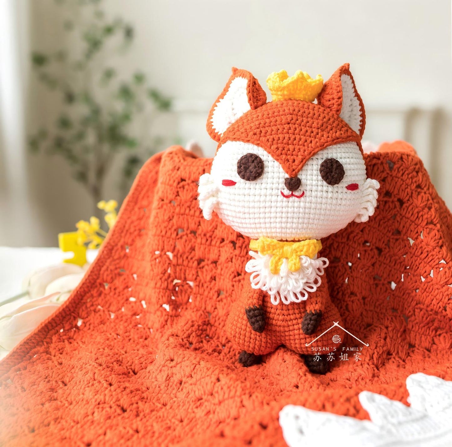 Little Prince Comfort Blanket Crochet Pattern