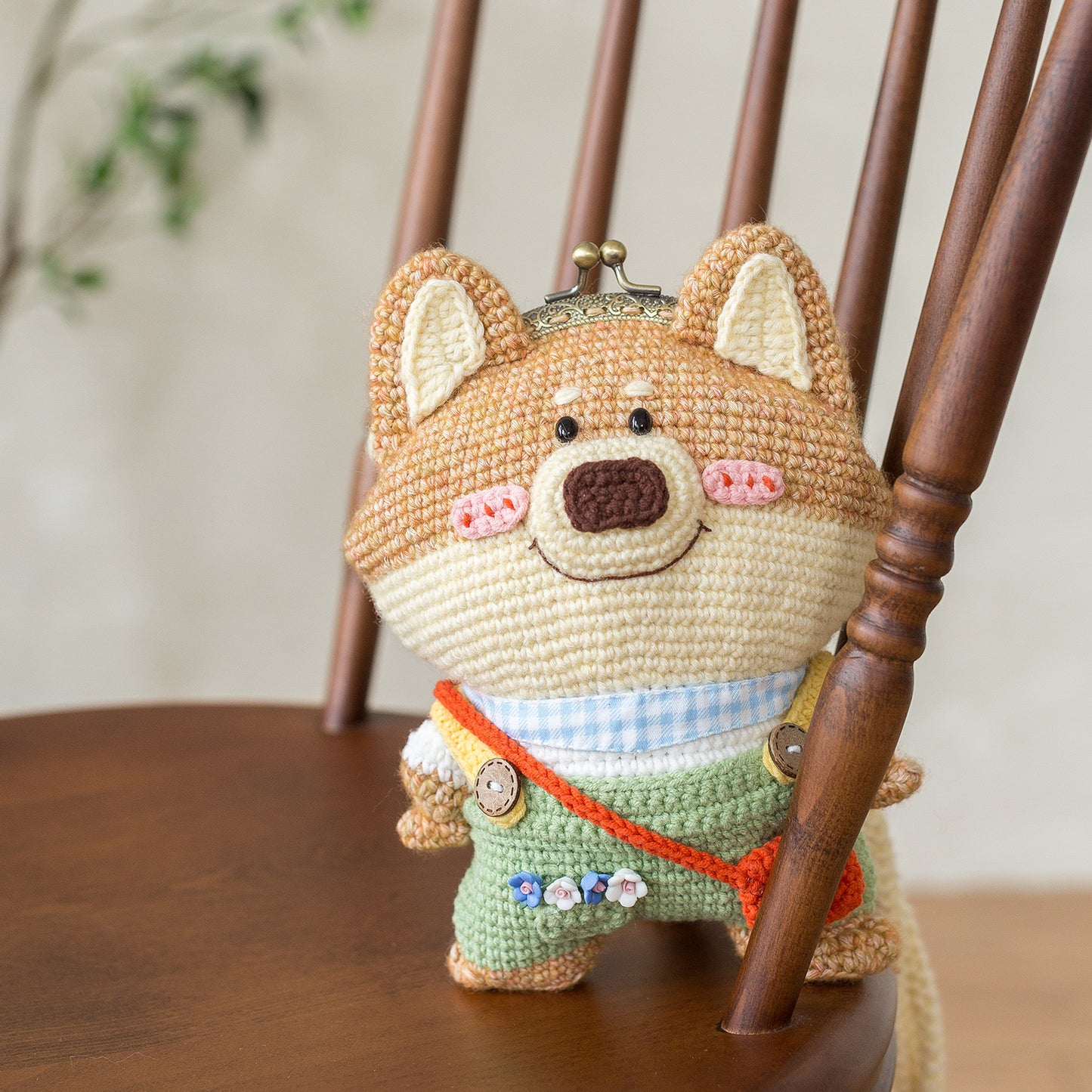 Cute Pet Kiss Lock Bag Crochet Yarn Kit | Susan's Family