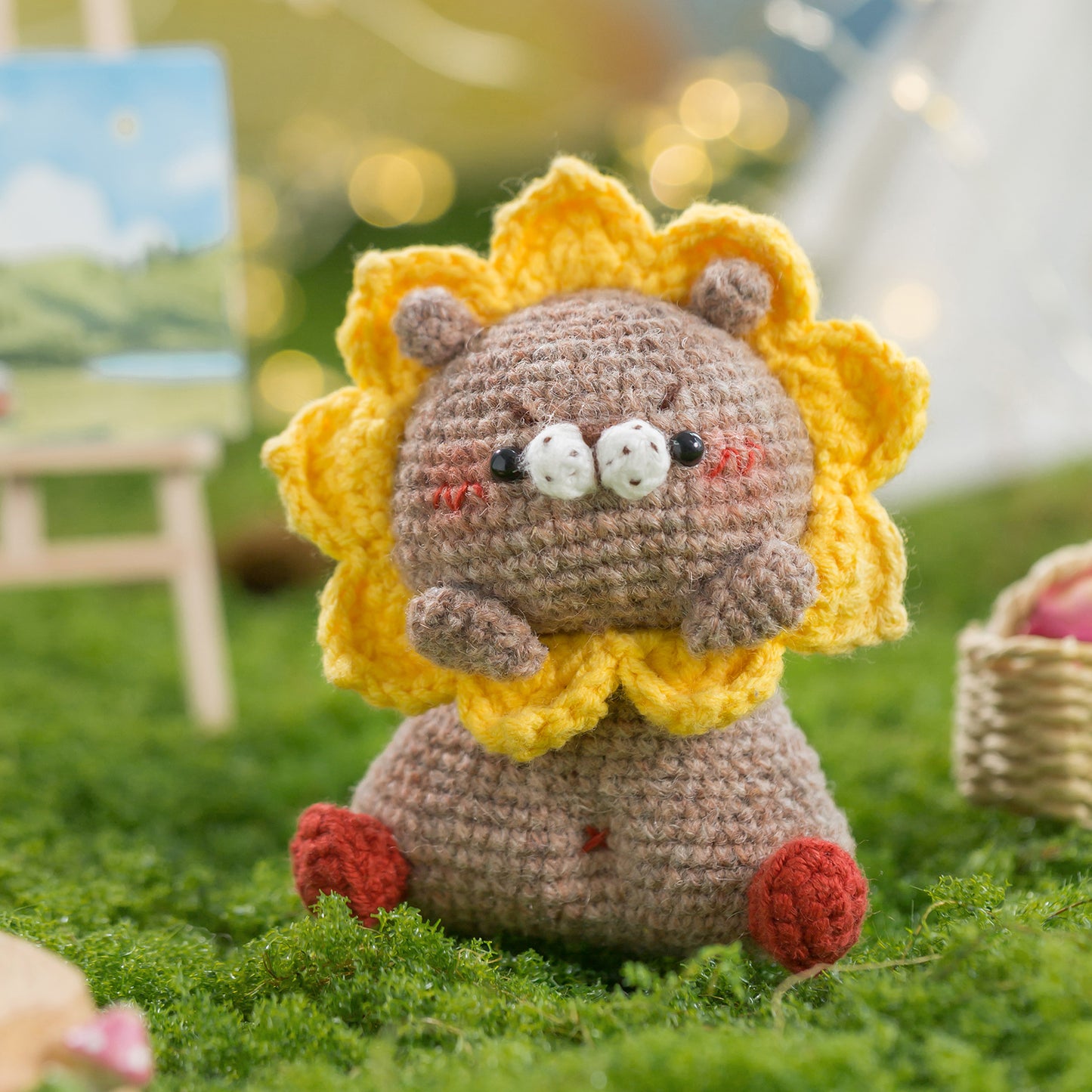 Crooked Little Head Doll Crochet Yarn Kit | Susan's Family