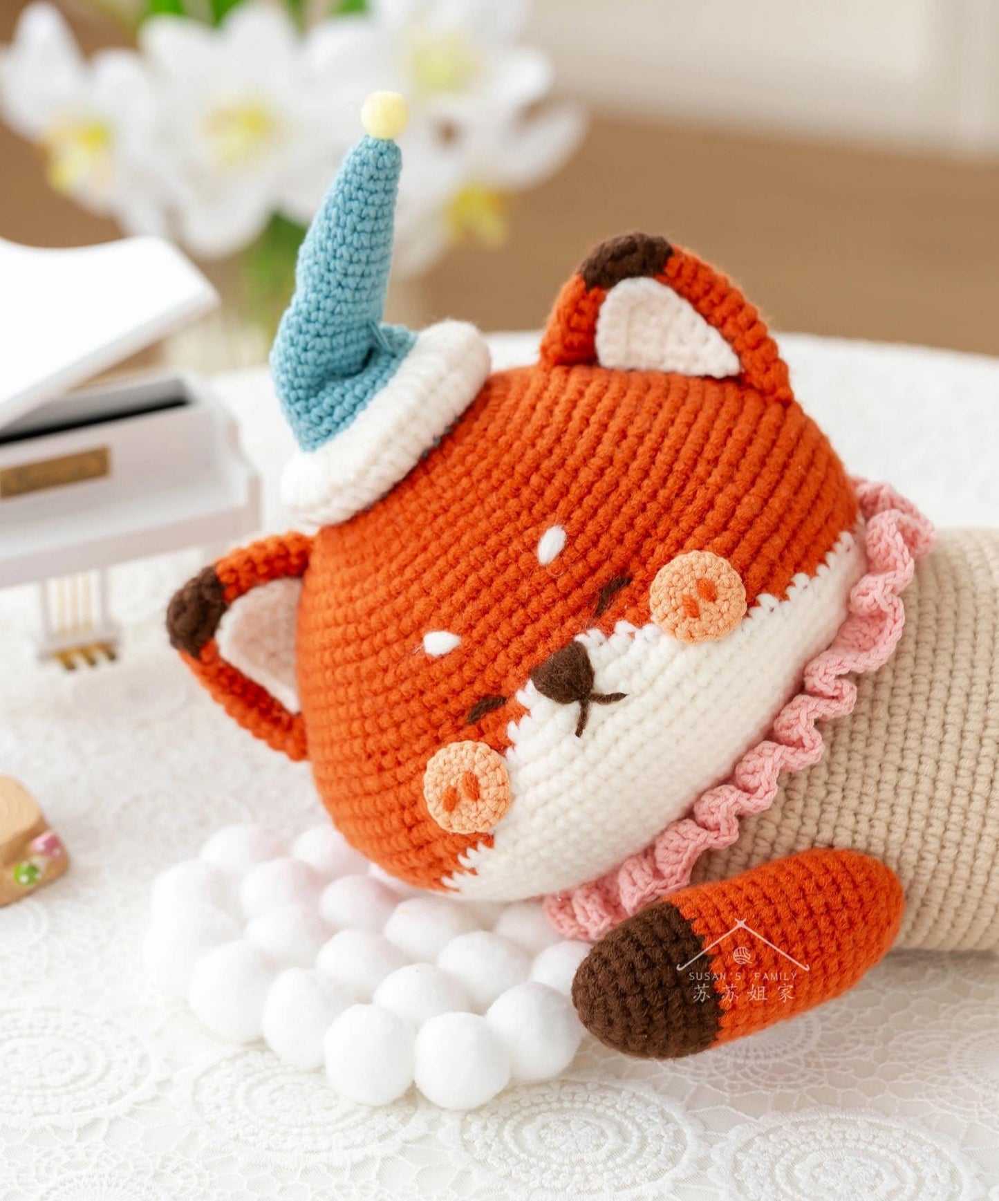 Papa Pillow Crochet Pattern