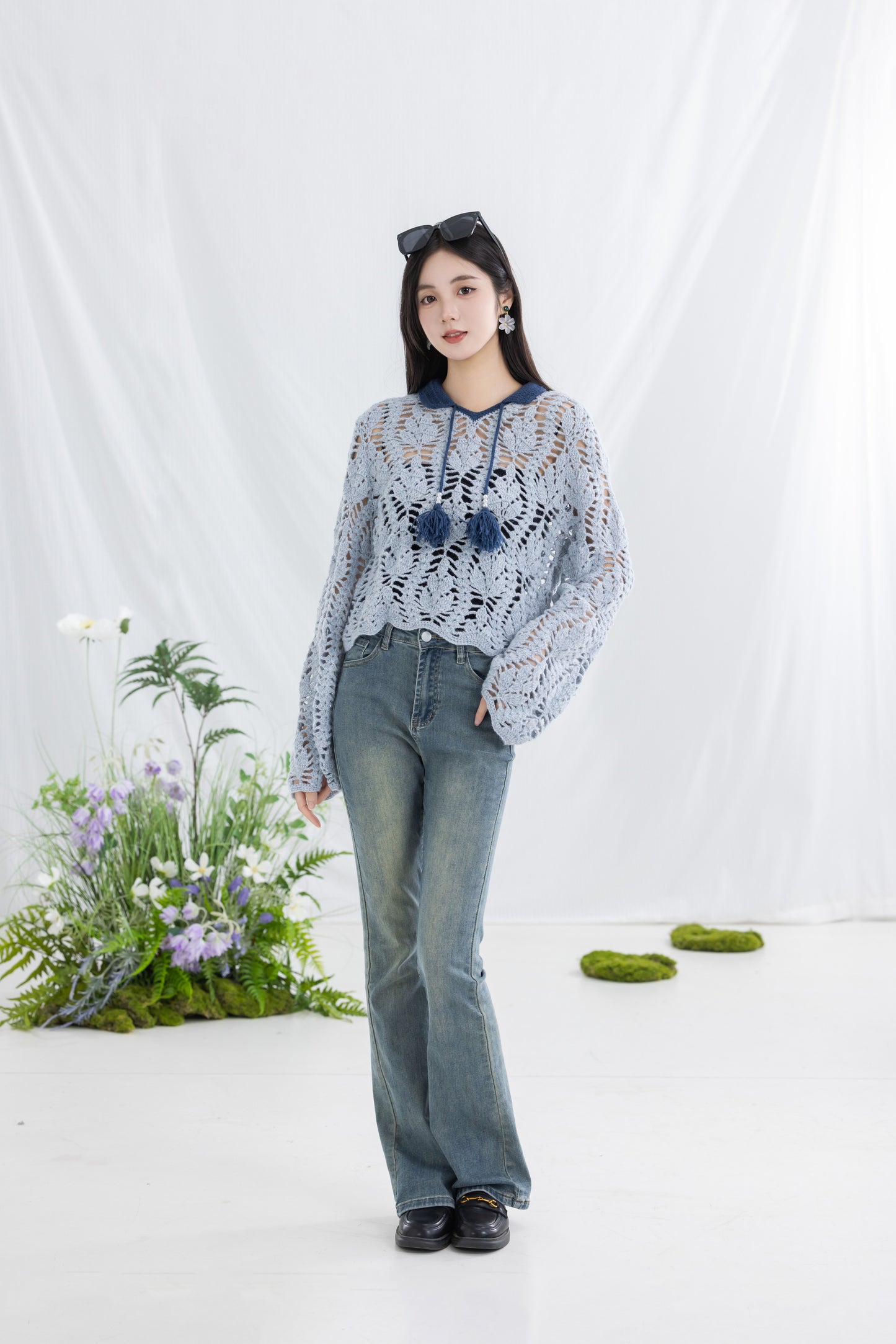 Foliage Blouse Crochet Pattern