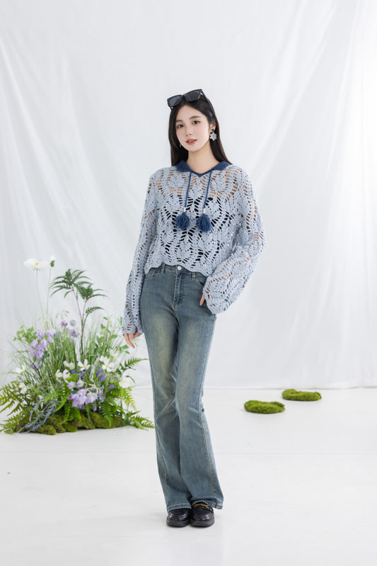 Foliage Blouse Crochet Pattern