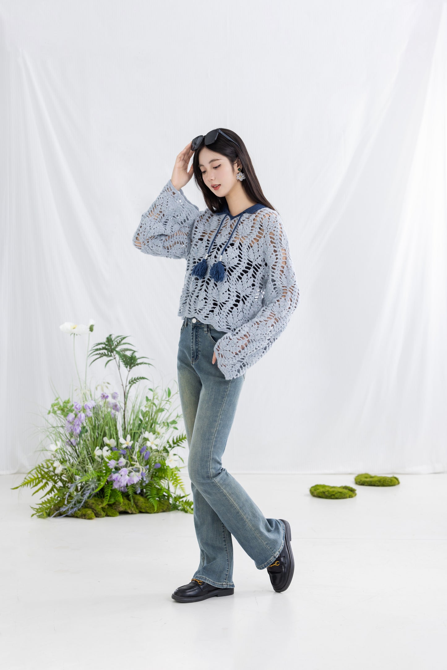 Foliage Blouse Crochet Pattern