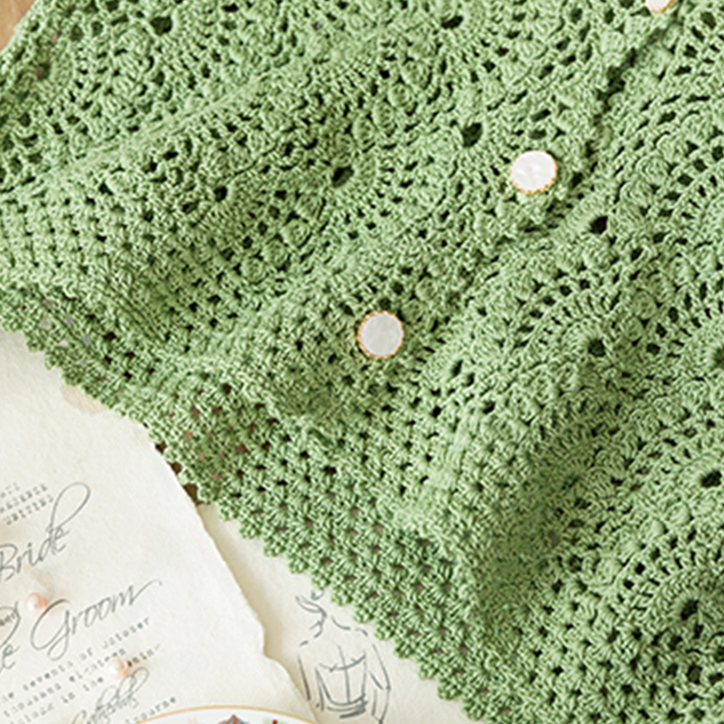 Melodic Ocean Cardigan Crochet Yarn Kit | Ya Series | Susan's Family