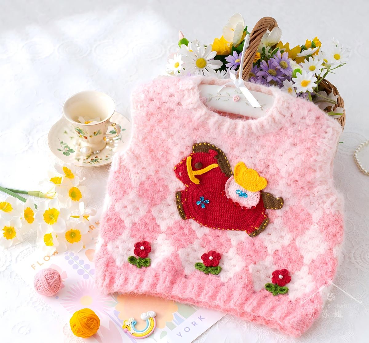 Running Horse Crochet Pattern
