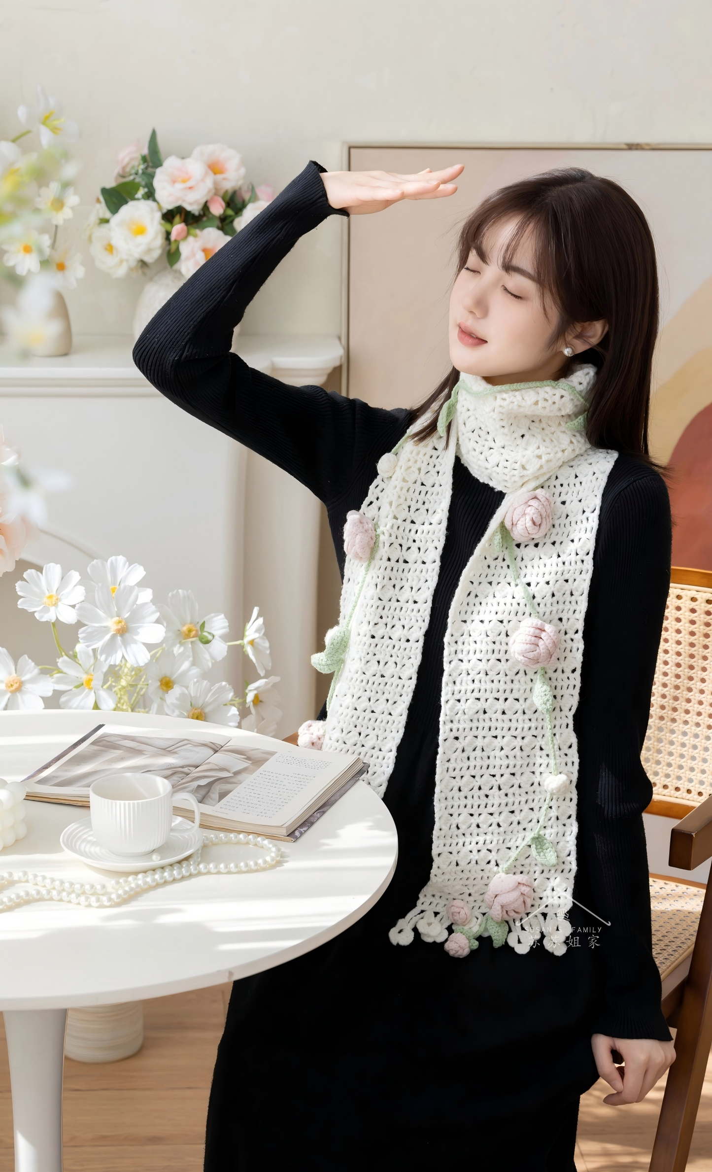 Rose Ivy Crochet Pattern