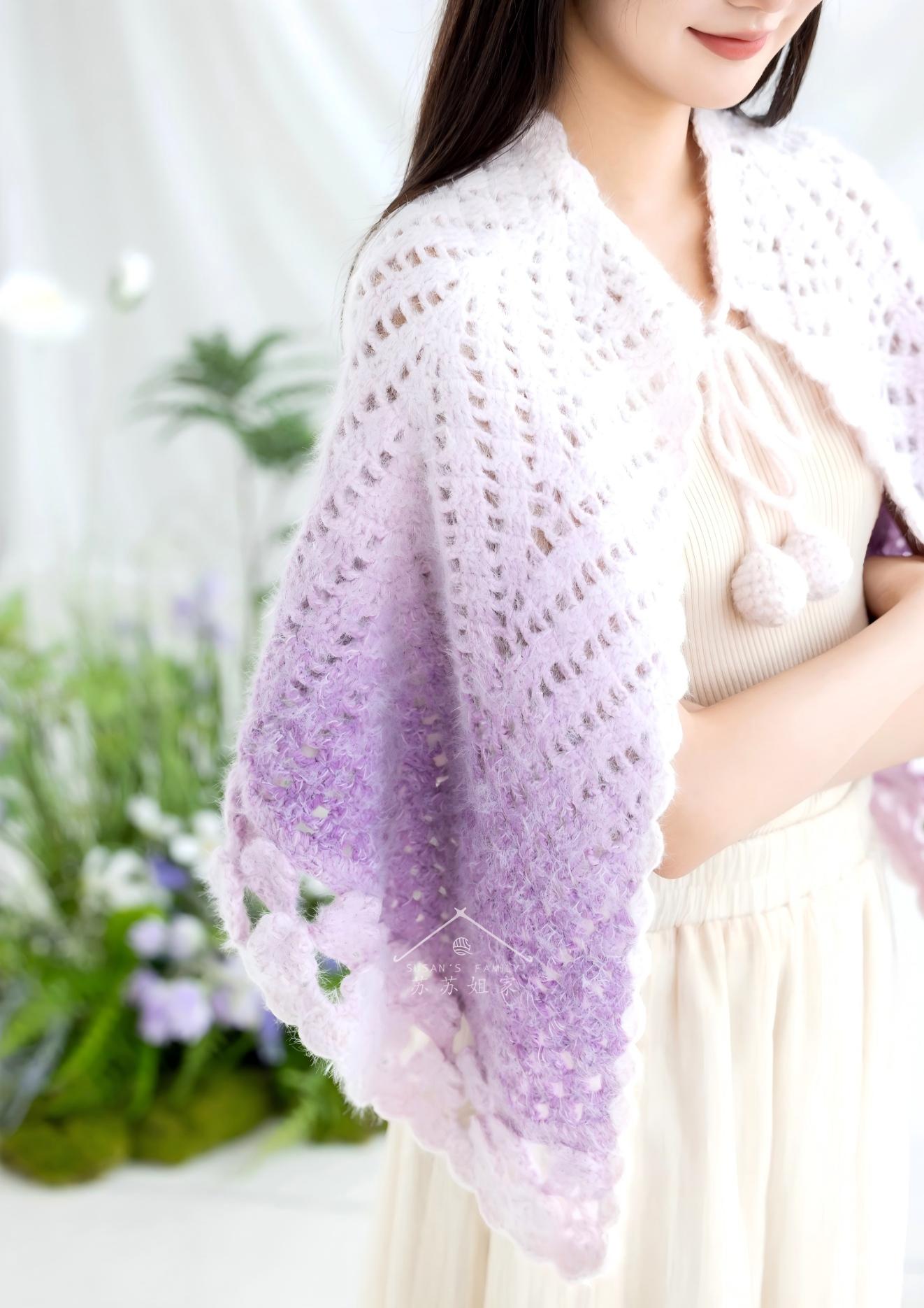 Butterfly Shawl Crochet Pattern