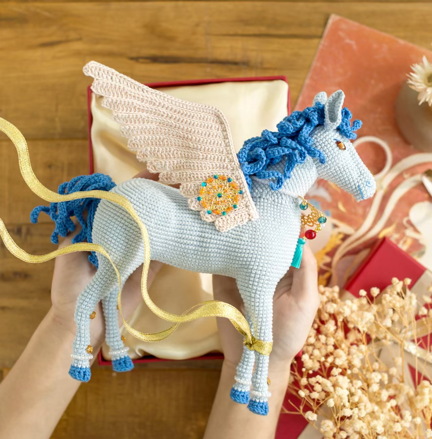 Winged Horse Crochet Pattern