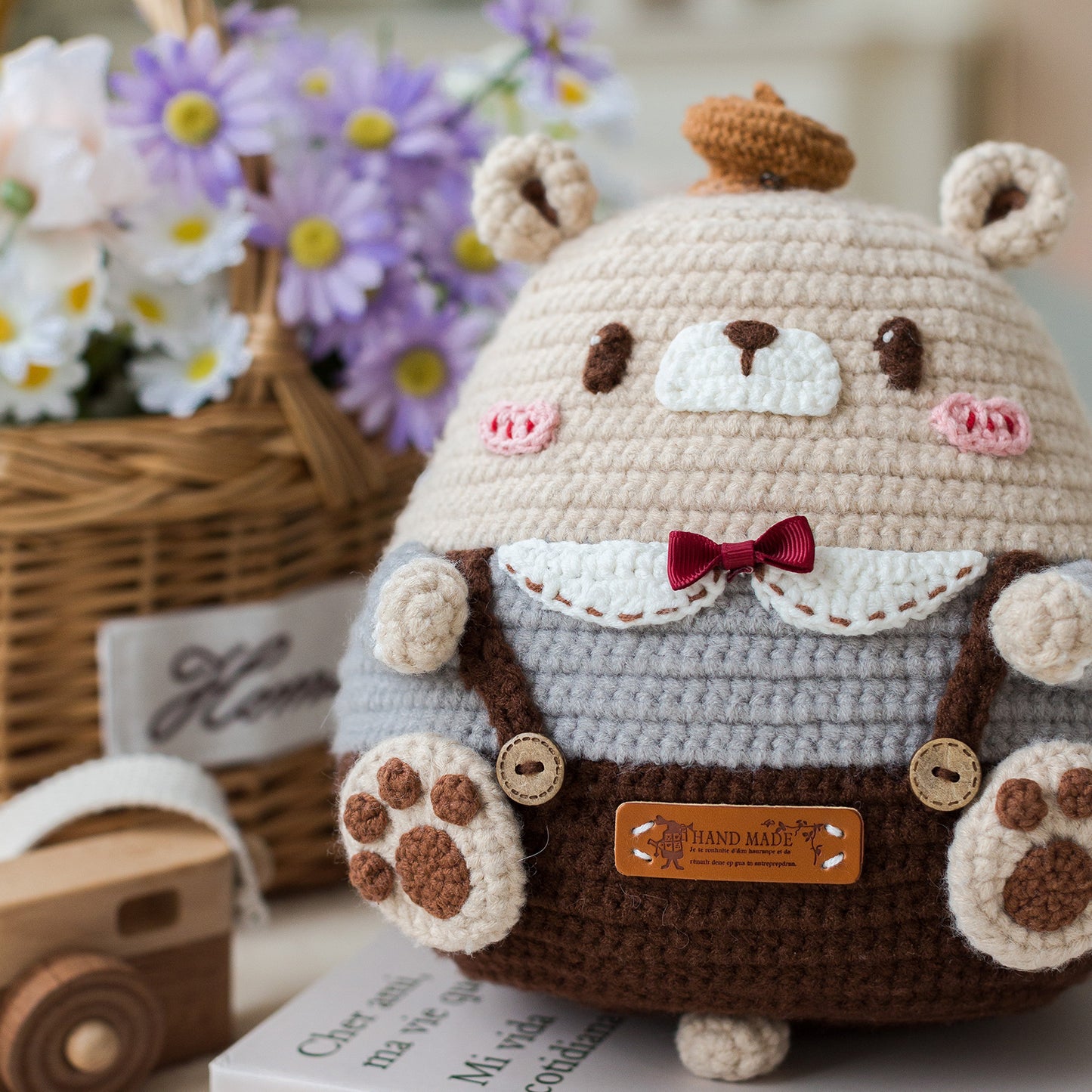 Cute Boy Backpack Crochet Yarn Kit | Susan's Family