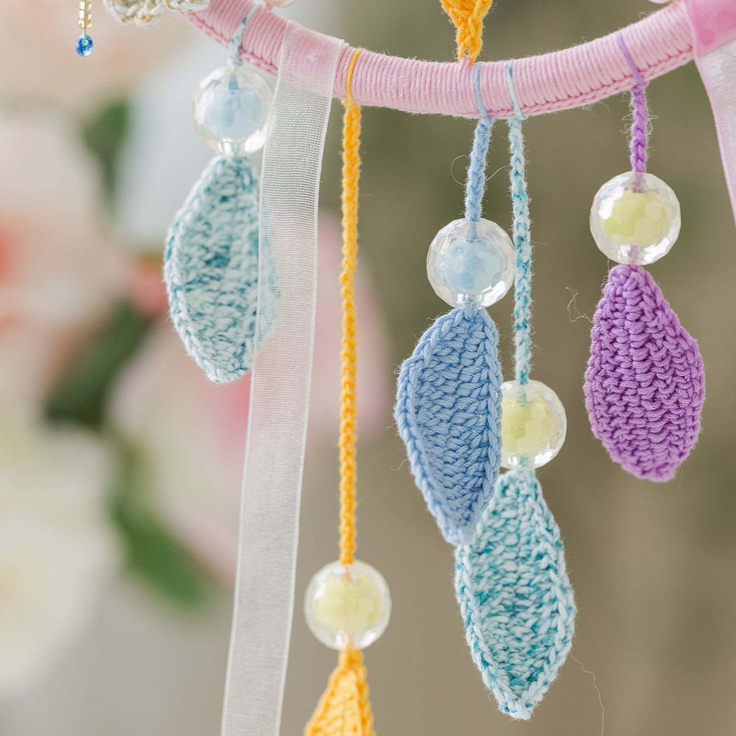 Feather Butterfly Dreamcatcher Crochet Yarn Kit | Susan's Family