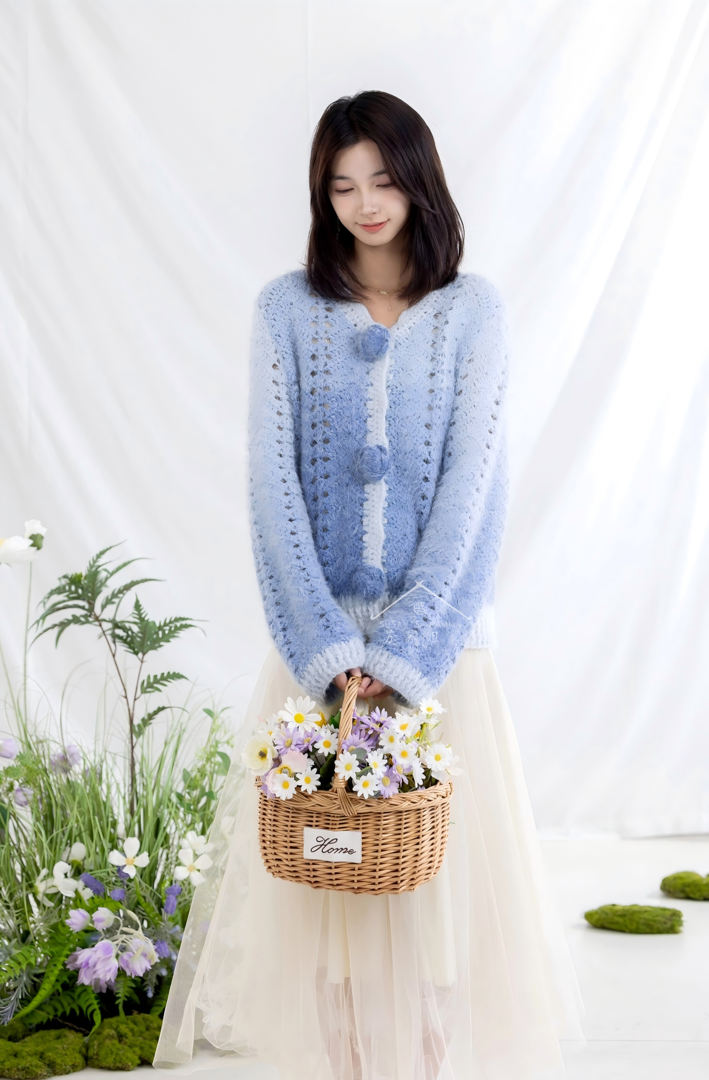 Rose Cardigan Crochet Pattern