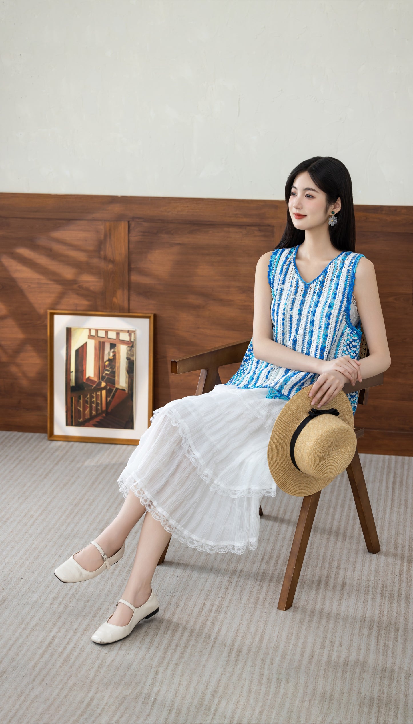 Dyed Tassel Vest Crochet Pattern