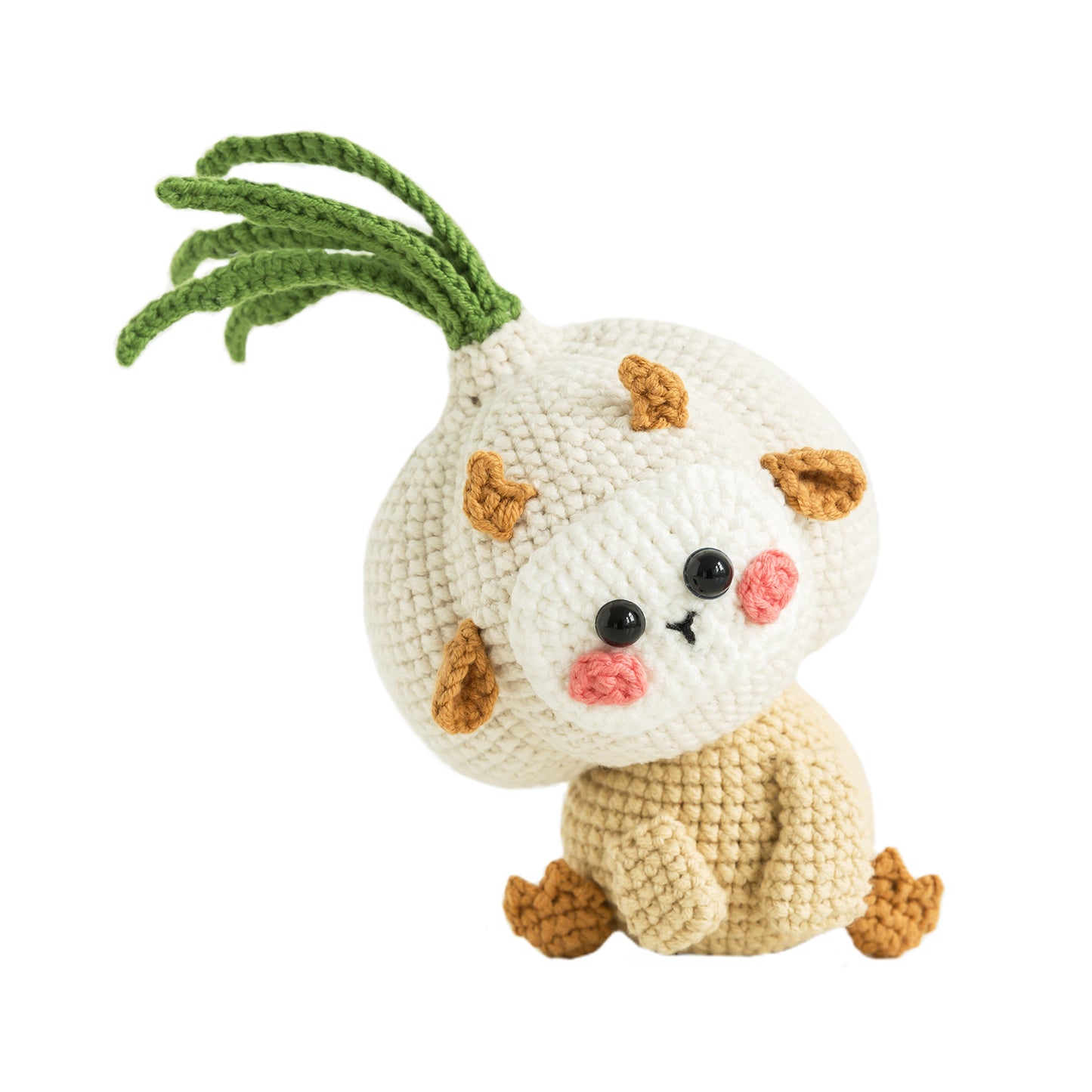 Garlic Puns Doll Crochet Yarn Kit | Susan's Family