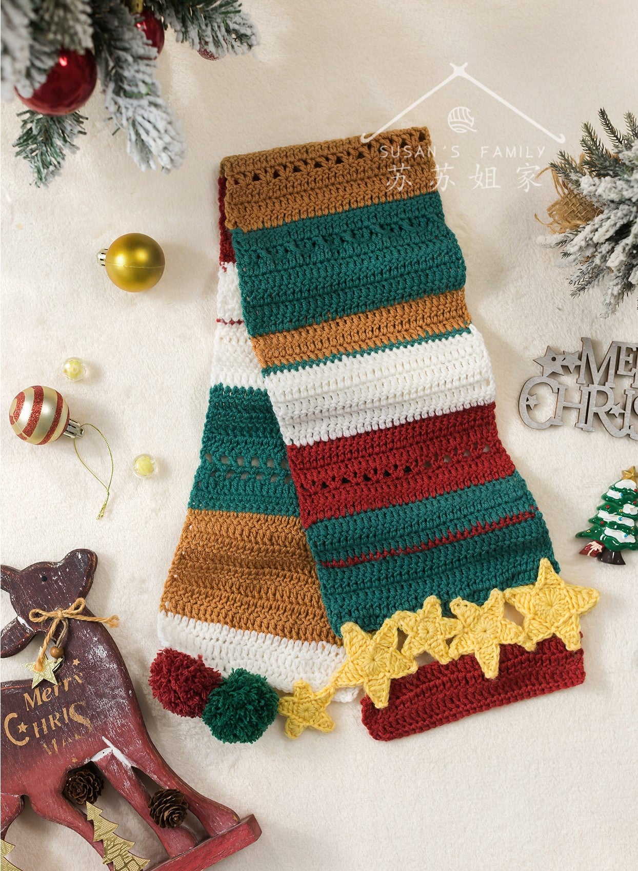 Starlit Christmas Crochet Pattern