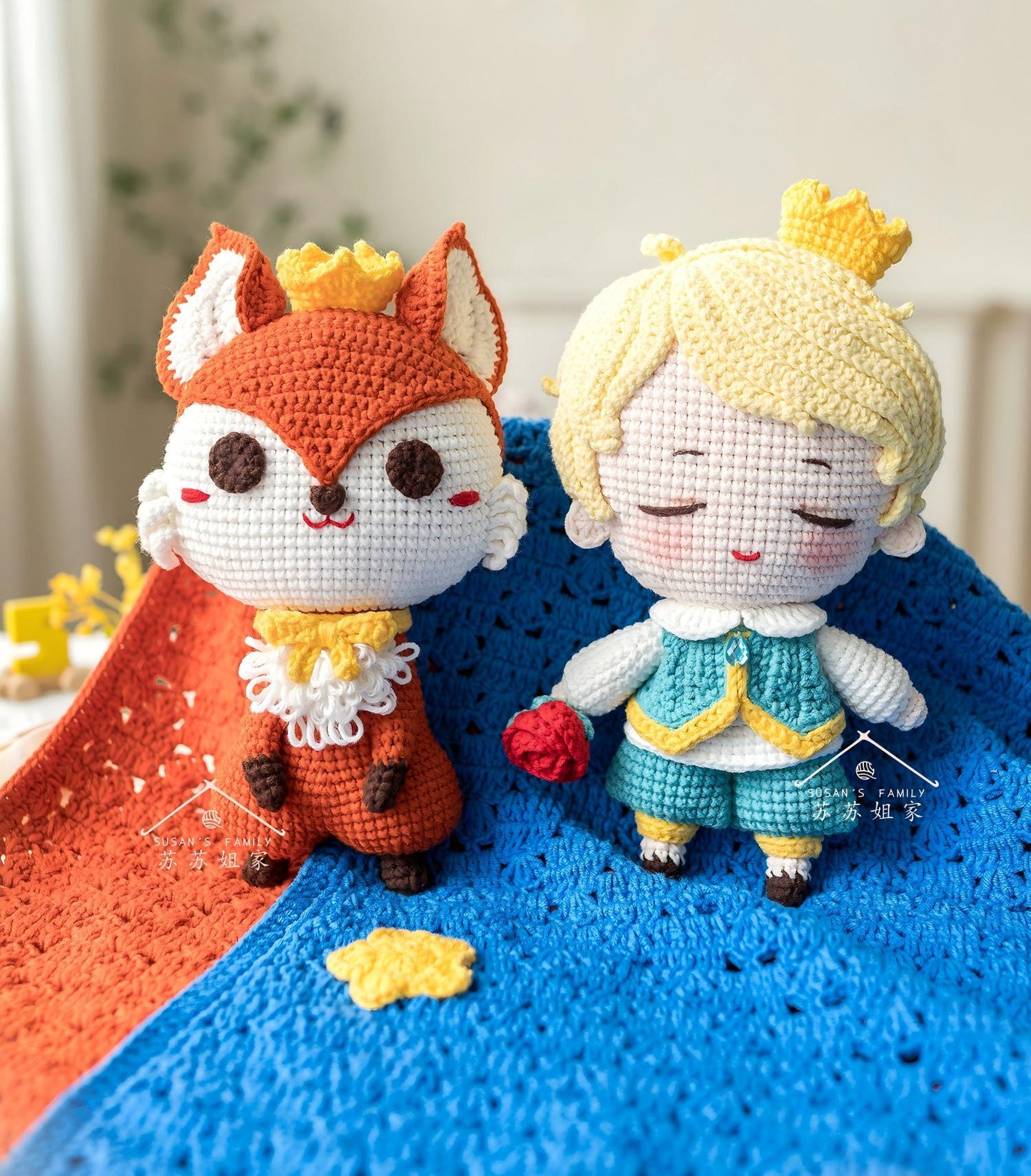 Little Prince Comfort Blanket Crochet Pattern