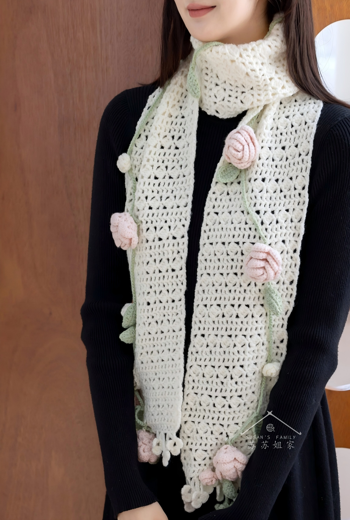 Rose Ivy Crochet Pattern
