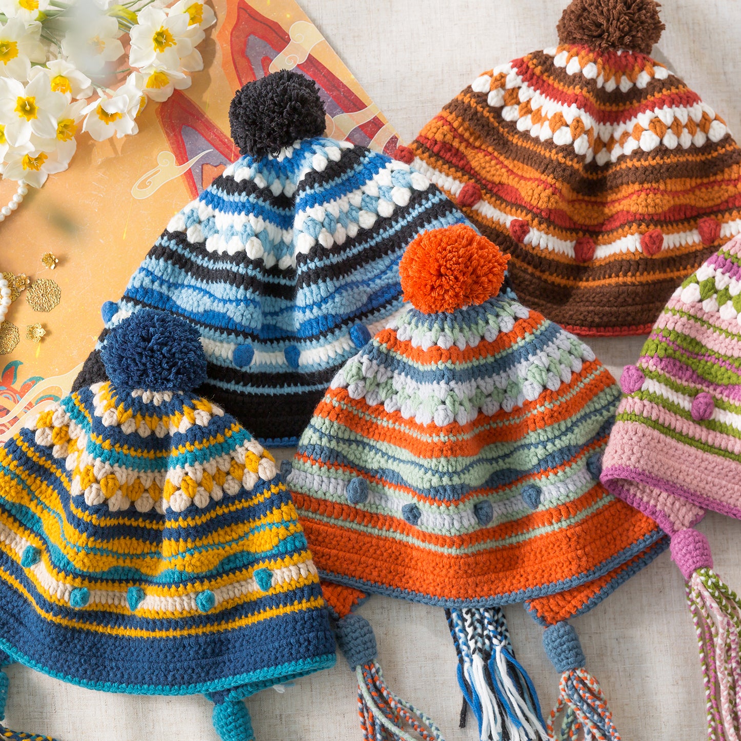 Brock Earflap Hat Crochet Yarn Kit | Susan's Family