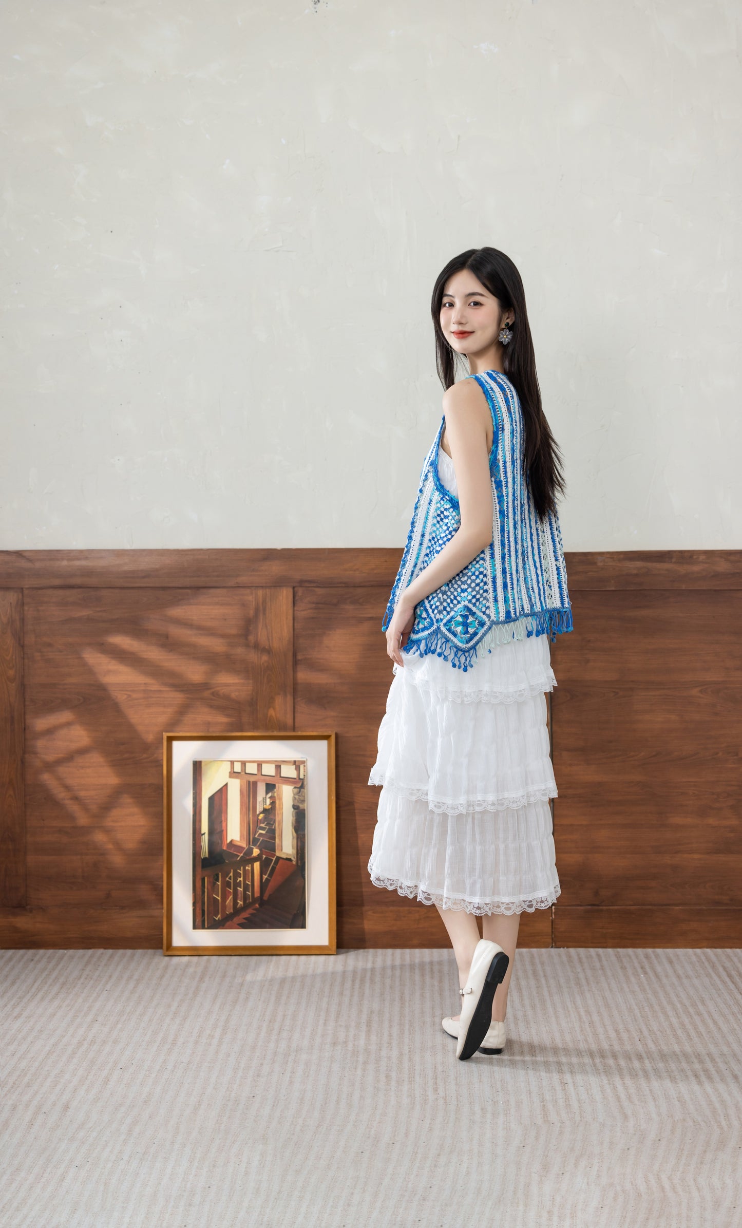 Dyed Tassel Vest Crochet Pattern