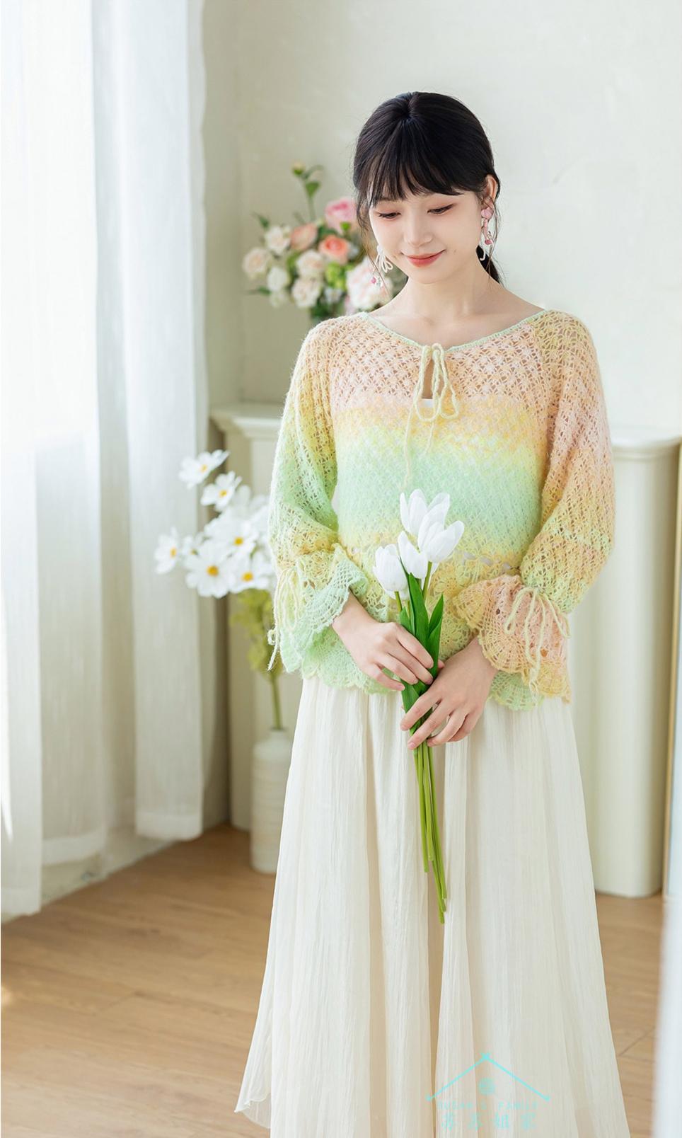 Bloomline Lace Top Crochet Pattern