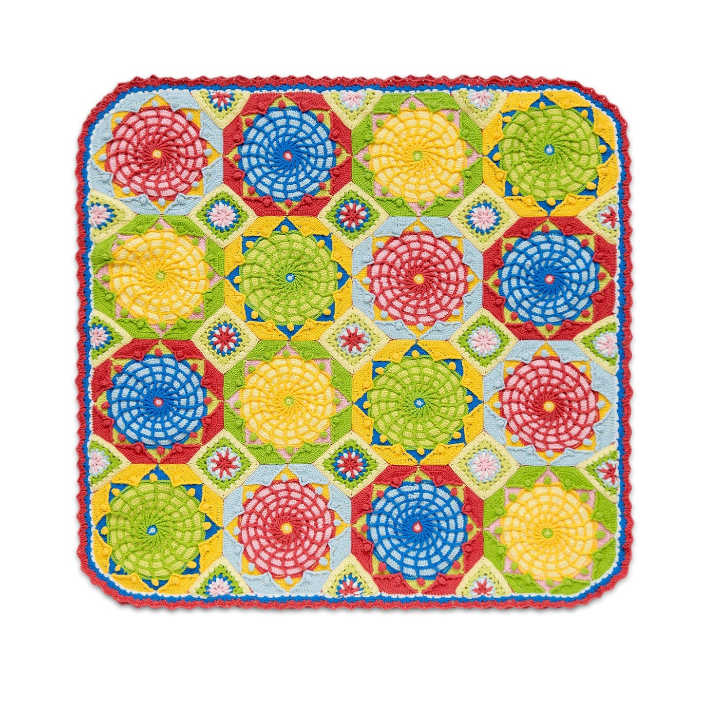 The Blanket of Sunk Panel Crochet Yarn Kit | Susan's Family
