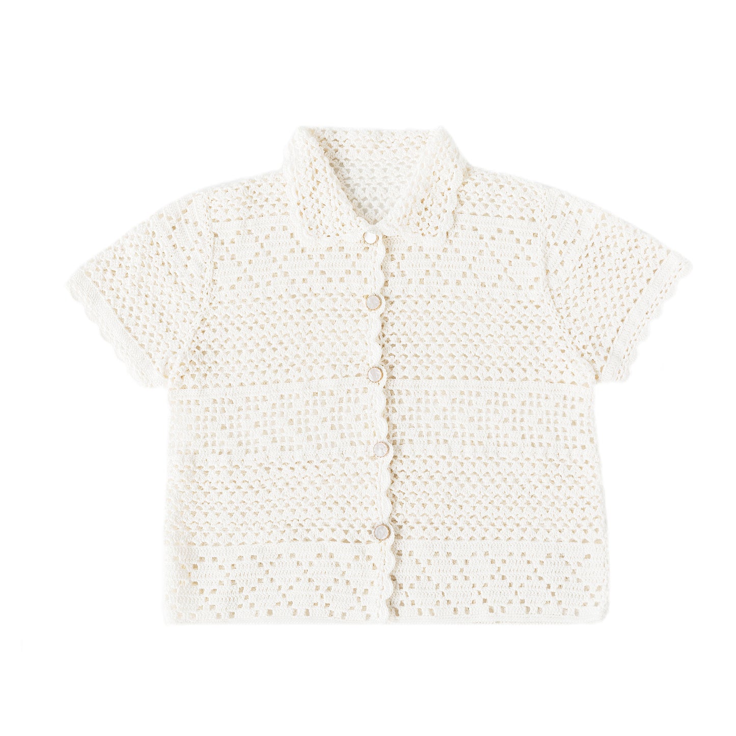 Falling Flowers Lace Cardigan Crochet Yarn Kit | Susan's Family