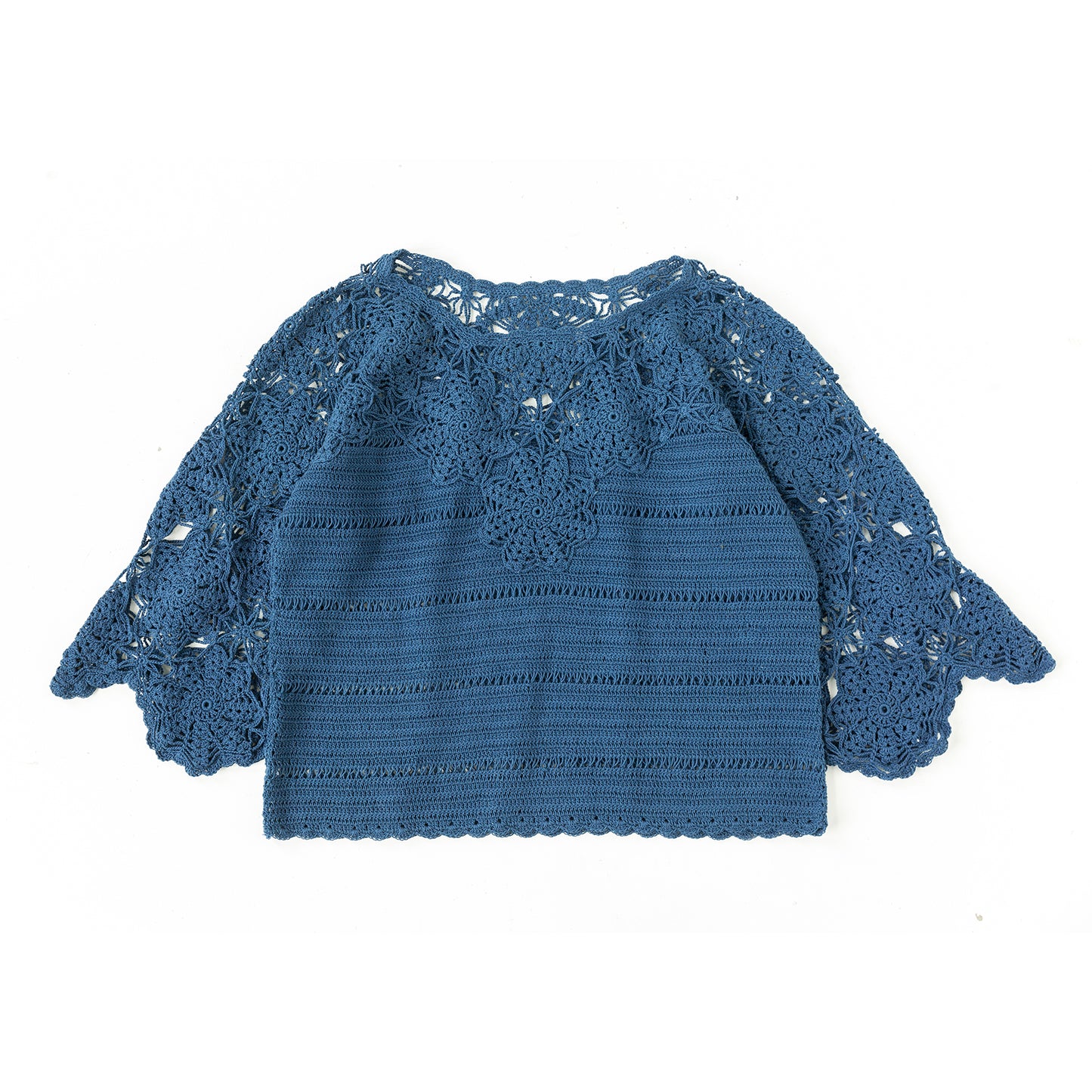 Kit de crochet pour pull en dentelle d'été | Série Feng | La famille de Susan